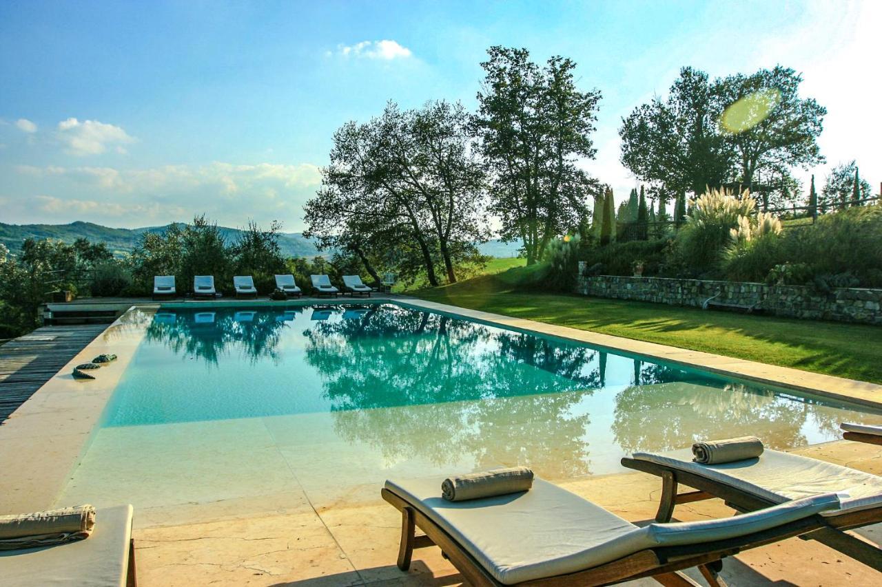 Villa Rignana Chianti Estate, Pool, Tennis,Cook Greve in Chianti Kültér fotó