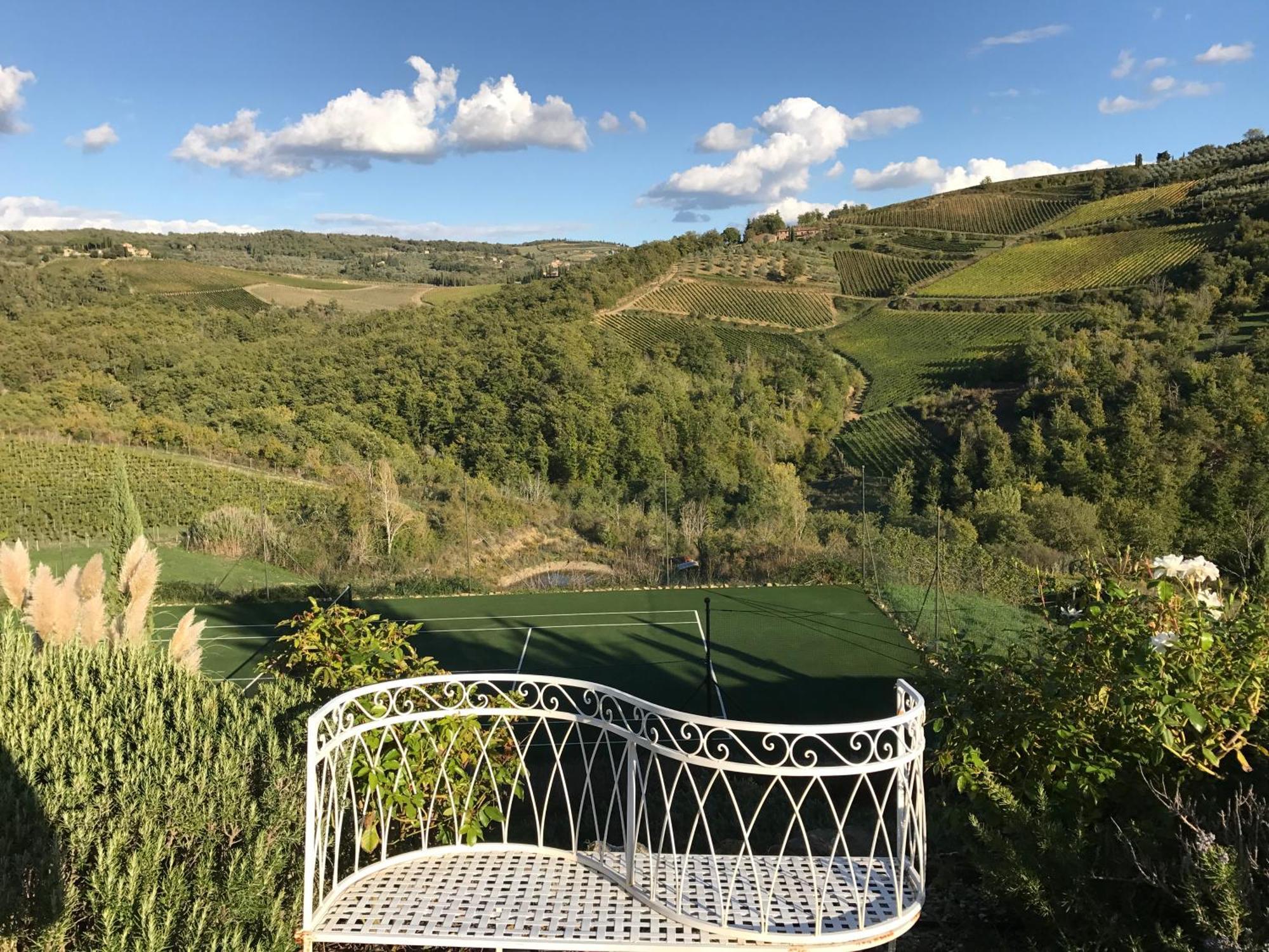 Villa Rignana Chianti Estate, Pool, Tennis,Cook Greve in Chianti Kültér fotó