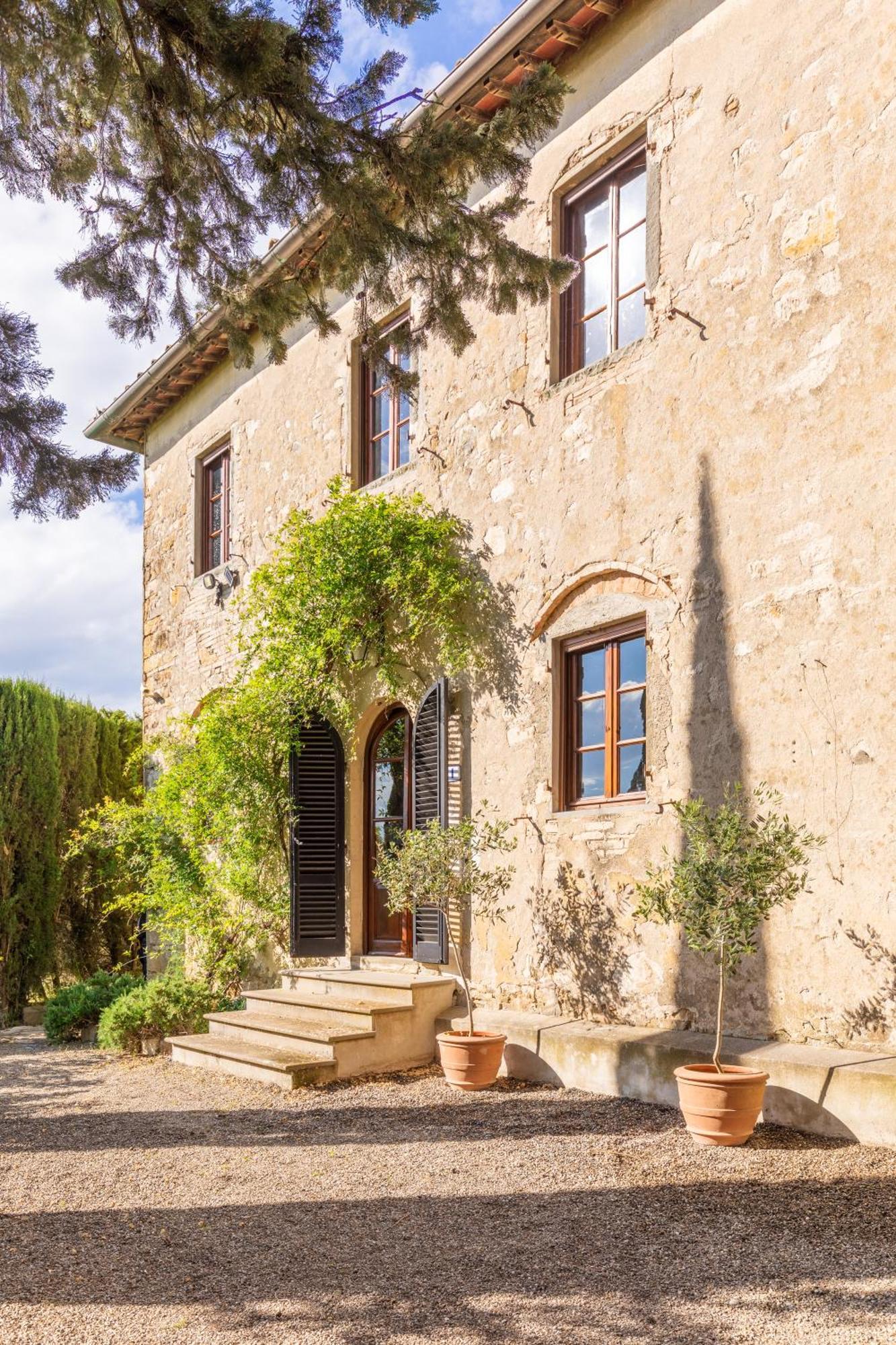 Villa Rignana Chianti Estate, Pool, Tennis,Cook Greve in Chianti Kültér fotó