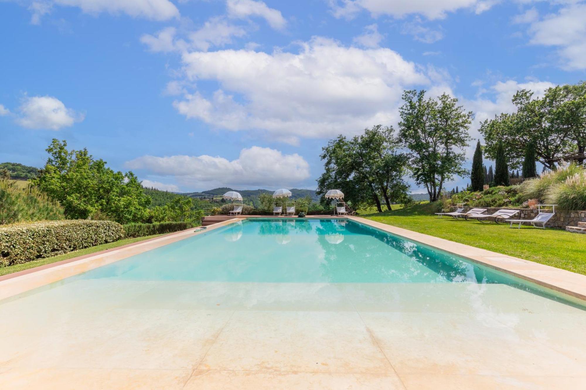 Villa Rignana Chianti Estate, Pool, Tennis,Cook Greve in Chianti Kültér fotó