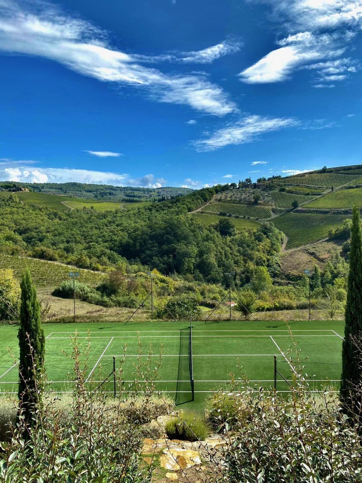 Villa Rignana Chianti Estate, Pool, Tennis,Cook Greve in Chianti Kültér fotó